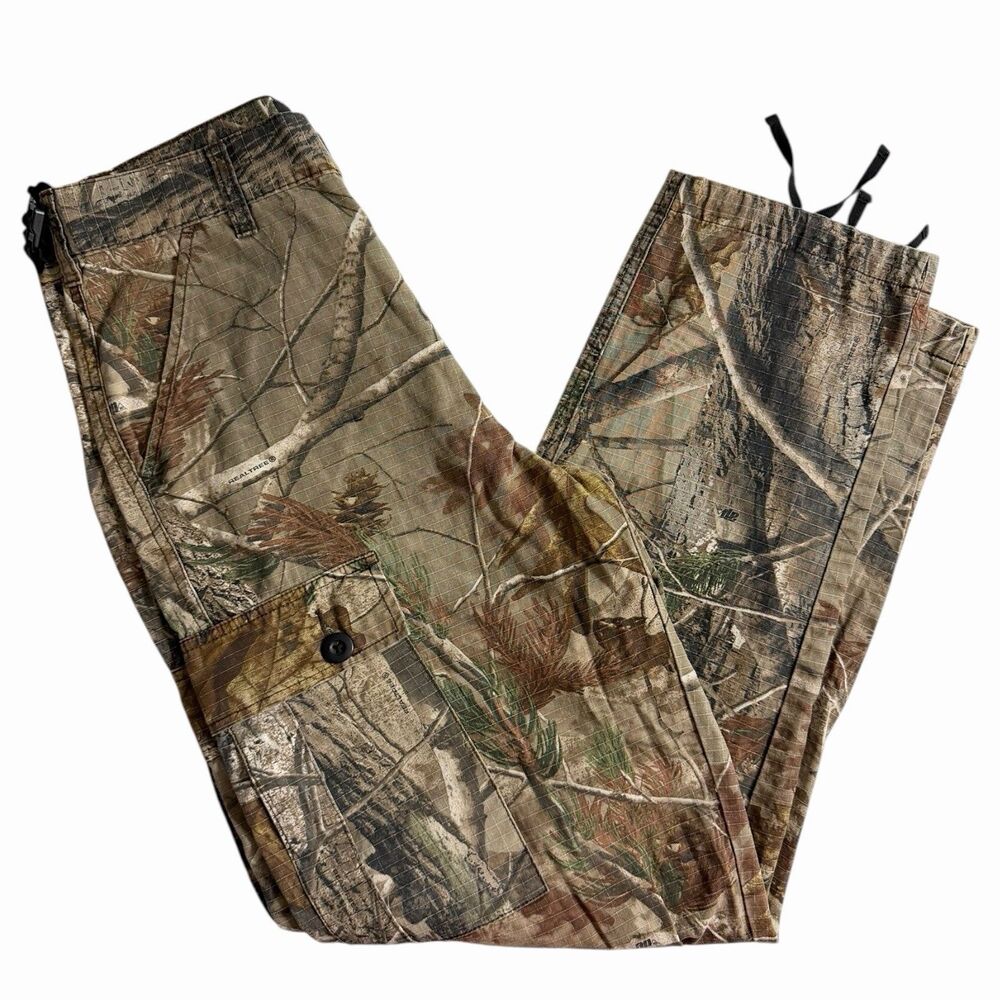 RedHead Realtree Camo Cargo Pants Ripstop Hunting Streetwear Mens Small 31 Waist